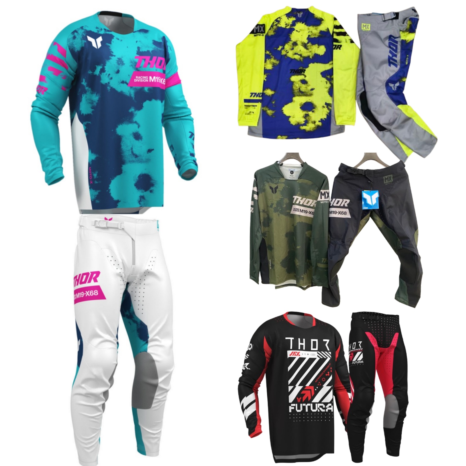 Motorcycle Gear On Sale - Motocross Gear Set Top Off Road