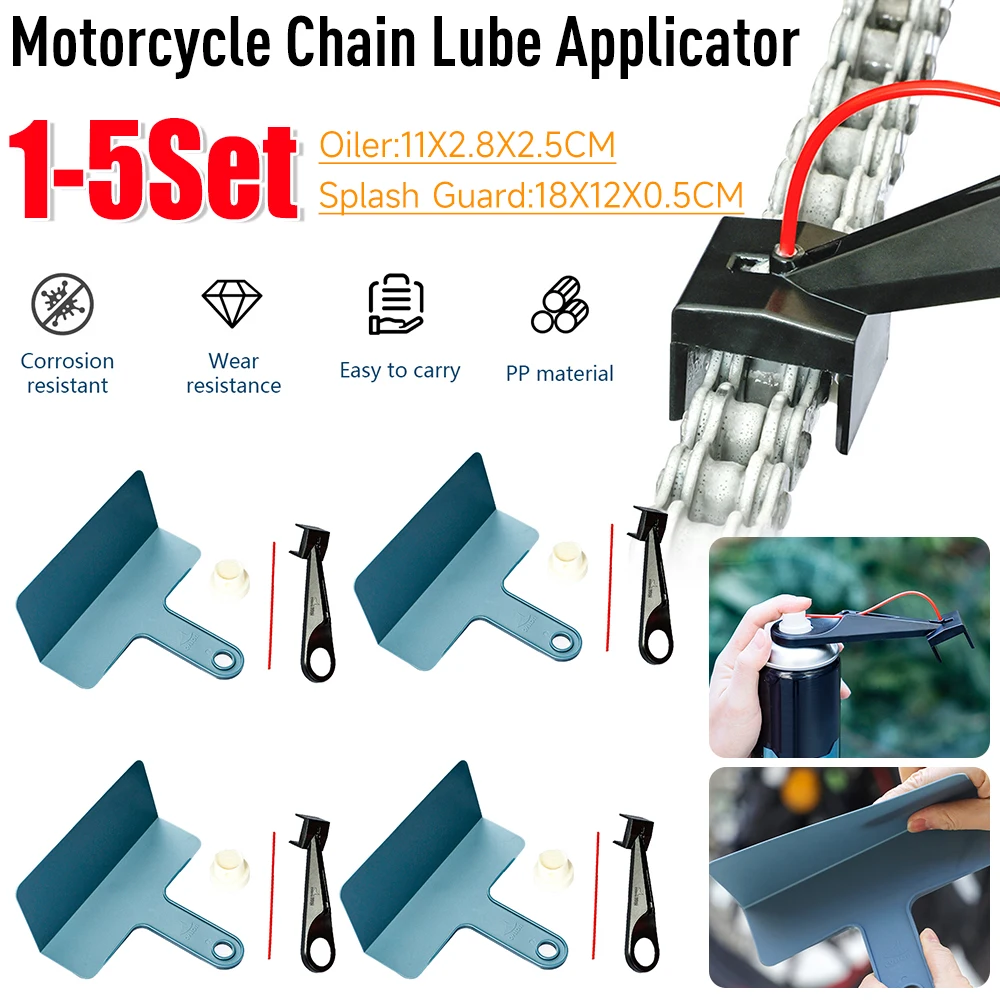 Motorcycle Gear Oil For Chain - 1-10 SET Moto Kettenöl-Applikator, schmutzfreies Kettenwachs,