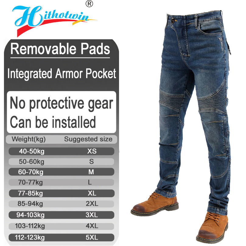 Motorcycle Gear Women Pants - Motorradhose für Herren und Damen, Jeans