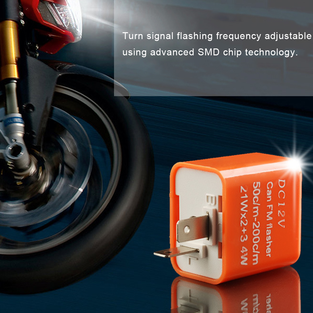 Motorcycle Gear Indicator - DV 12V LED-Blinkrelais mit einstellbarer Frequenz,