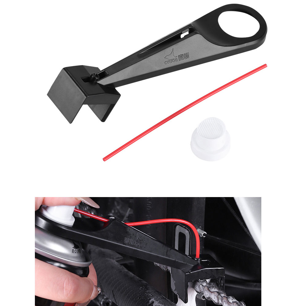 Motorcycle Gear Oil For Chain - Motorrad-Kettenöler-Spray Getriebe-Motorradketten-Ölauftragsystem für Motorräder – schmutzfreier