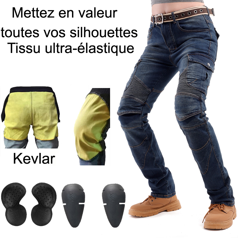 Motorcycle Gear Women Pants - Kevlar Damen Motorrad-Jeans Aramid Reithose Schutzausrüstung