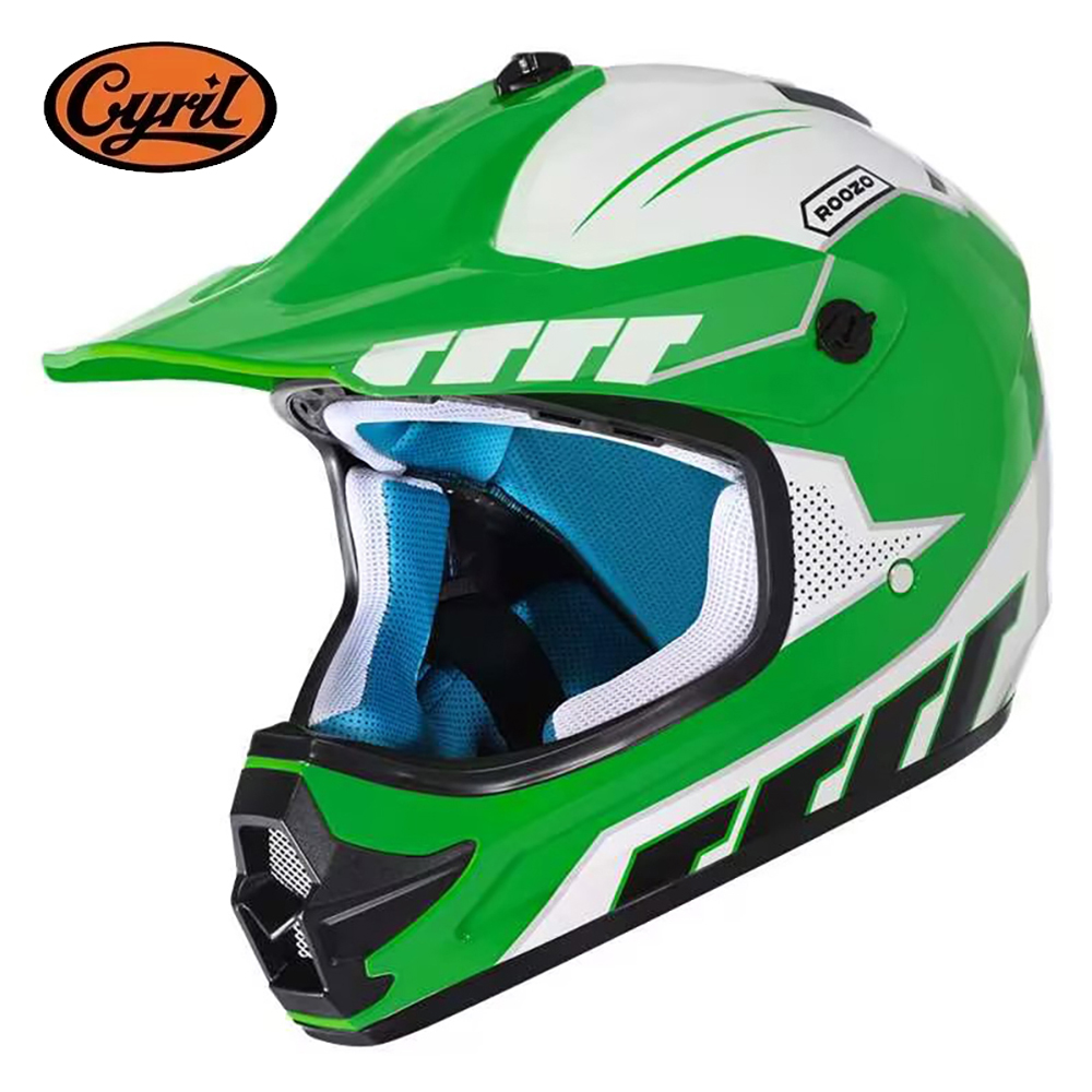 Motorcycle Gear Deals - Kinder-Motocross-Ausrüstungsset mit Helm, Schutzbrille und Handschuhen
