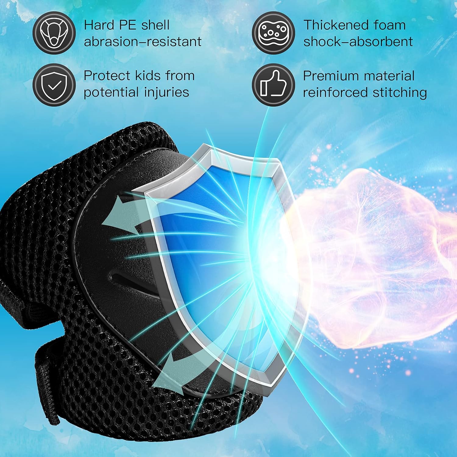 6-teiliges Kinderschutzausrüst – Knee Guard Hard Bewertung und Preis