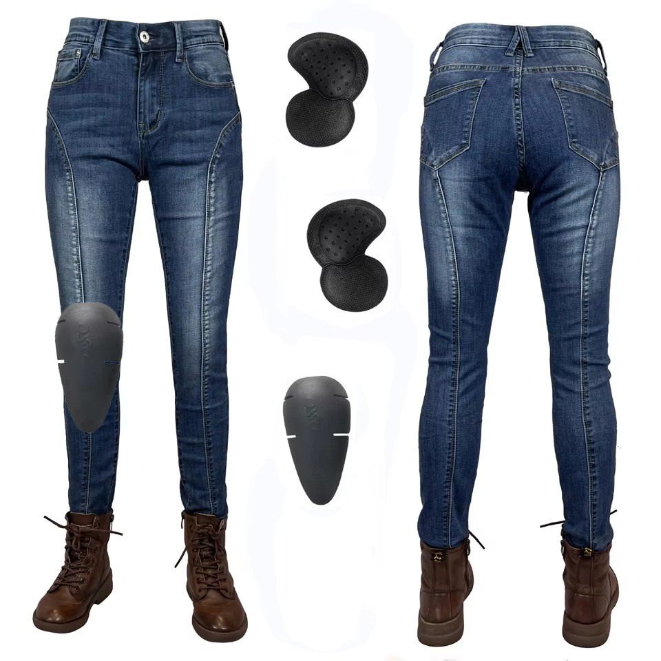 Damen Motorradhose Blau Dirt B – Motorcycle Gear Women Pants Bewertung und Preis
