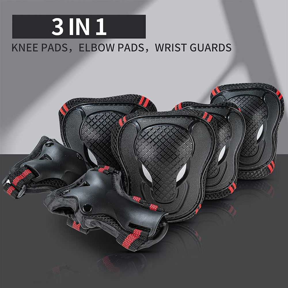 BraceTop 6 Teile/satz Knieschü – Knee Guard Hard Bewertung und Preis
