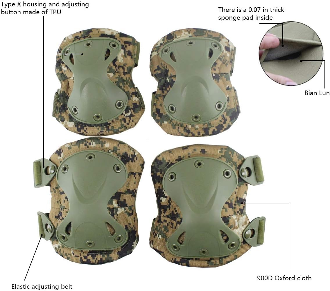 SSUNTAK Tarnfarben Taktische K – Knee Guard Hard Bewertung und Preis